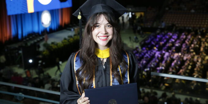 Katlyn Genovese at SNHU Commencement