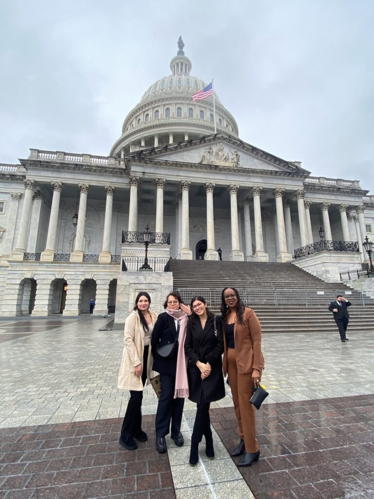 4 Rivet Learners in front of Capitol