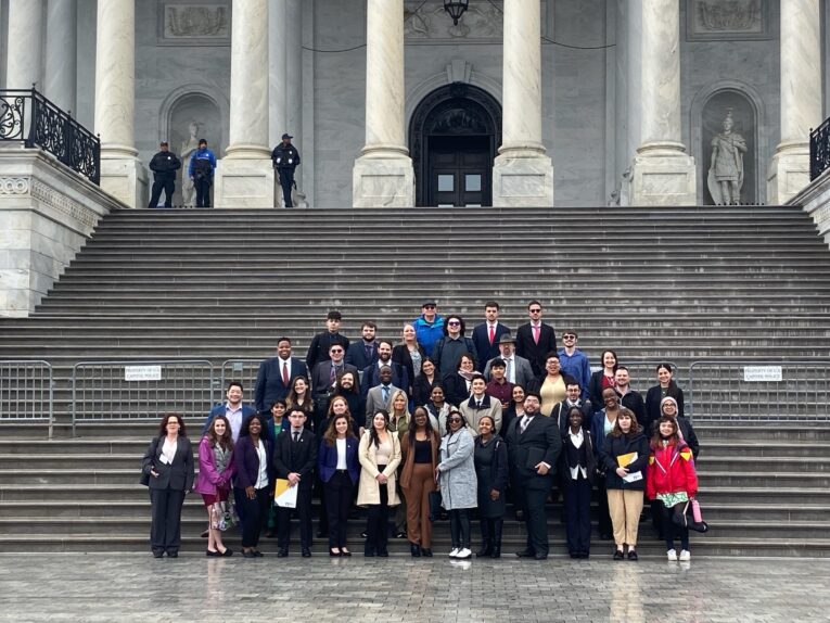 ALL TSC Students in front of Capitol