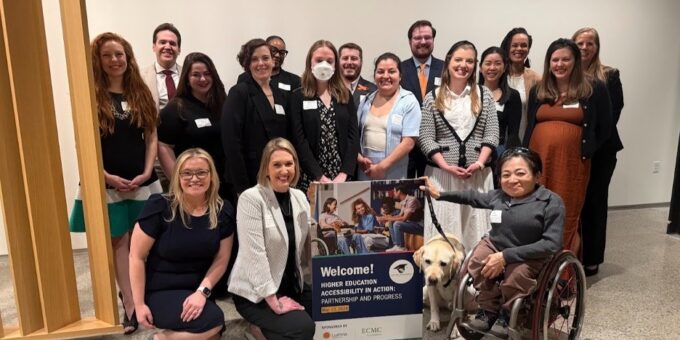 Group of Coalition on Accessibility in Higher Education members who attended Higher Education Accessibility in Action event.